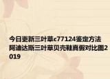 今日更新三葉草c77124鑒定方法 阿迪達(dá)斯三葉草貝殼鞋真假對(duì)比圖2019