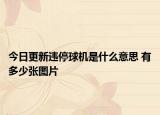 今日更新違停球機(jī)是什么意思 有多少?gòu)垐D片