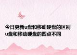 今日更新u盤和移動硬盤的區(qū)別 u盤和移動硬盤的四點不同