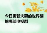 今日更新夫妻的世界翻拍哪部電視劇