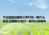 今日更新白醋和小蘇打在一起什么反應,白醋和小蘇打一起可以消毒嗎