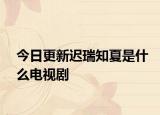 今日更新遲瑞知夏是什么電視劇