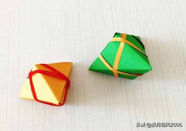 端午節(jié)幼兒園手工，用卡紙做粽子，簡單易學，有教程