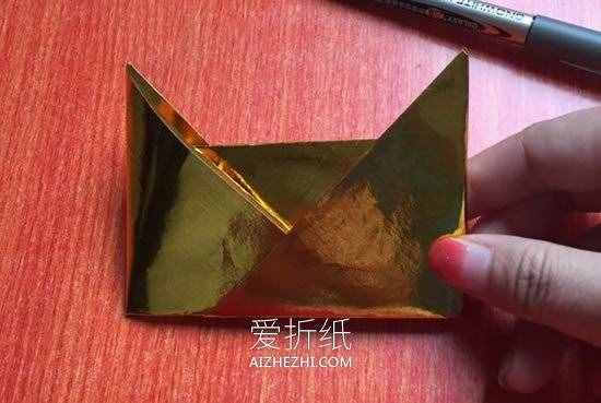 怎么折紙金元寶的方法 簡單手工元寶的折法- www.aizhezhi.com