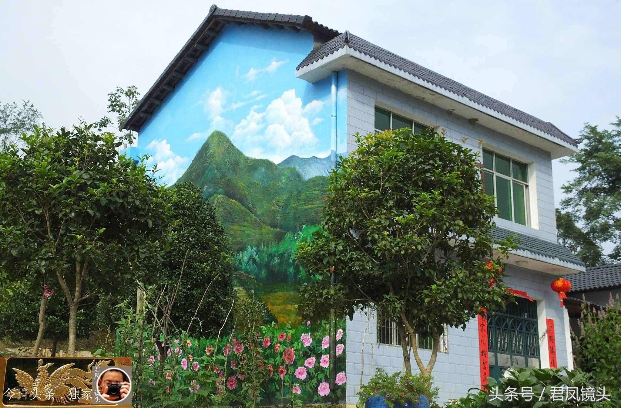鄉(xiāng)村攝影趣圖：墻畫為農(nóng)房美容！再現(xiàn)民風(fēng)民俗！