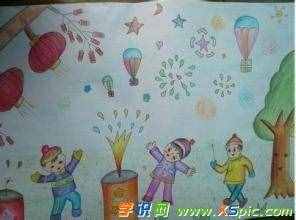 兒童新年畫圖片 兒童新年畫圖片