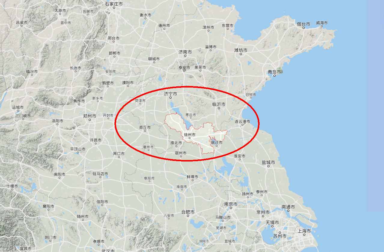 江蘇省徐州市能否成為國家中心城市？淮海地區(qū)南到淮河，西到開封