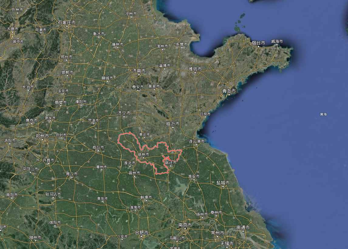 江蘇省徐州市能否成為國家中心城市？淮海地區(qū)南到淮河，西到開封