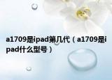 a1709是ipad第幾代（a1709是ipad什么型號）