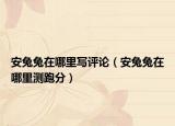安兔兔在哪里寫評論（安兔兔在哪里測跑分）