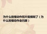 為什么拍慢動(dòng)作照片就模糊了（為什么拍慢動(dòng)作會(huì)閃屏）