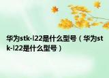 華為stk-l22是什么型號（華為stk-l22是什么型號）