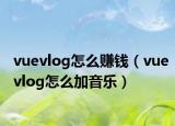 vuevlog怎么賺錢(qián)（vuevlog怎么加音樂(lè)）