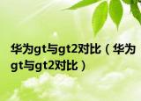 華為gt與gt2對(duì)比（華為gt與gt2對(duì)比）