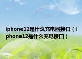 iphone12是什么充電器接口（iphone12是什么充電接口）