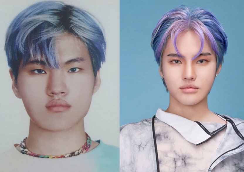 韓國男星曬整容前后對比，差距太大很驚人，被指最新照鼻尖像有坑
