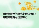 嗶哩嗶哩元?dú)怛T士皮膚兌換碼（嗶哩嗶哩有qq登錄嗎）