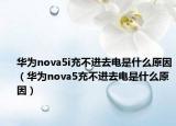 華為nova5i充不進去電是什么原因（華為nova5充不進去電是什么原因）