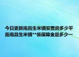 今日更新南昌生米鎮(zhèn)安置房多少平面南昌生米鎮(zhèn)**低保障金是多少一