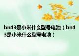 bn43是小米什么型號電池（bn43是小米什么型號電池）