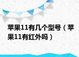 蘋果11有幾個型號（蘋果11有紅外嗎）