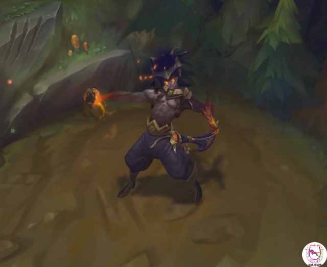 LOL惡魔之刃亞索提前預(yù)覽：火焰刀跳劈帥爆了！