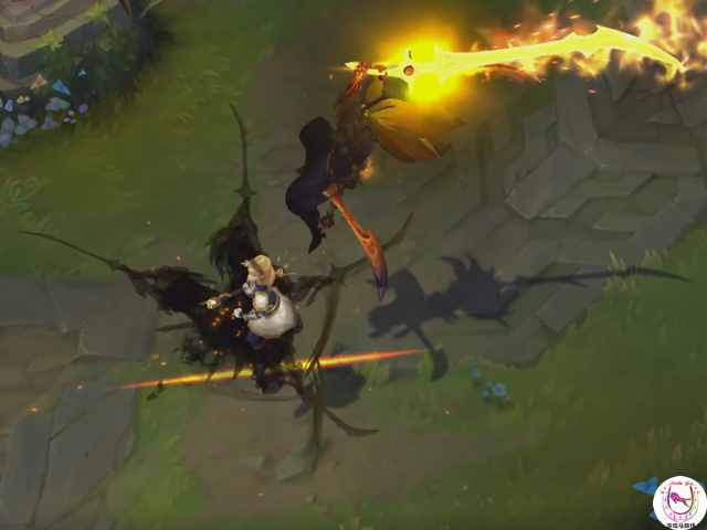 LOL惡魔之刃亞索提前預(yù)覽：火焰刀跳劈帥爆了！