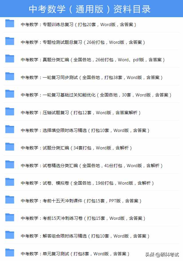 順口溜巧記初中數(shù)學(xué)公式和規(guī)律，撐握好方法，讓學(xué)習(xí)事半功倍！