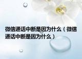 微信通話中斷是因?yàn)槭裁矗ㄎ⑿磐ㄔ捴袛嗍且驗(yàn)槭裁矗? /></span></a>
                        <h2><a href=