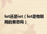lot還是iot（lot是物聯(lián)網(wǎng)的意思嗎）