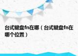 臺(tái)式鍵盤(pán)fn在哪（臺(tái)式鍵盤(pán)fn在哪個(gè)位置）