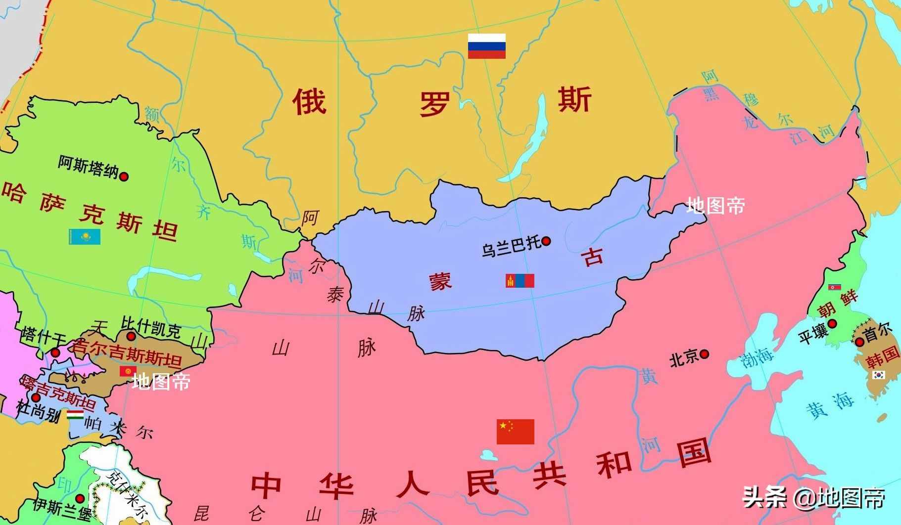 俄羅斯陸地鄰國14個，巴西10個，德國9個，我國多少個？