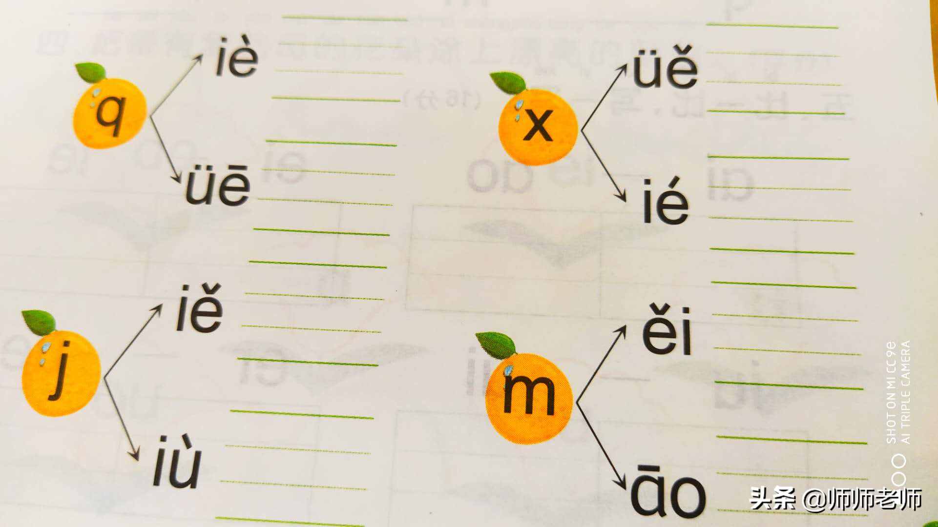 復(fù)韻母專項解讀以及專項訓(xùn)練