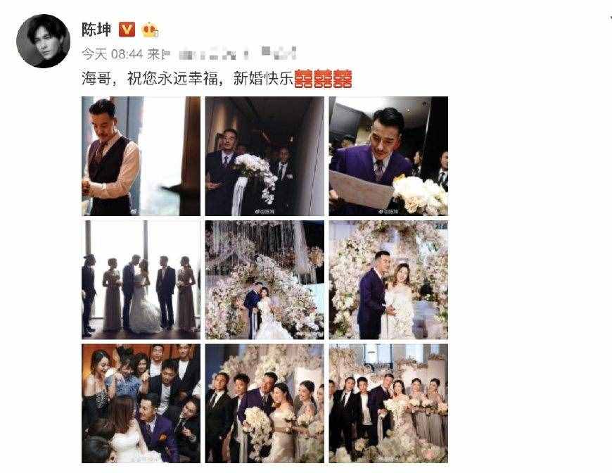 42歲陳坤首次當(dāng)伴郎，現(xiàn)場(chǎng)帥過(guò)新郎，看陳坤往期高顏值帥氣角色