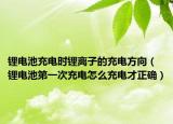 鋰電池充電時(shí)鋰離子的充電方向（鋰電池第一次充電怎么充電才正確）