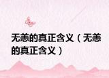 無恙的真正含義（無恙的真正含義）