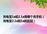 充電寶1a和2.1a用哪個(gè)充手機(jī)（充電寶2.1a和1a的區(qū)別）