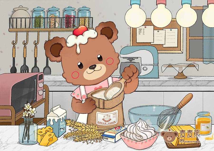 麥麥熊蛋糕店要怎么開？