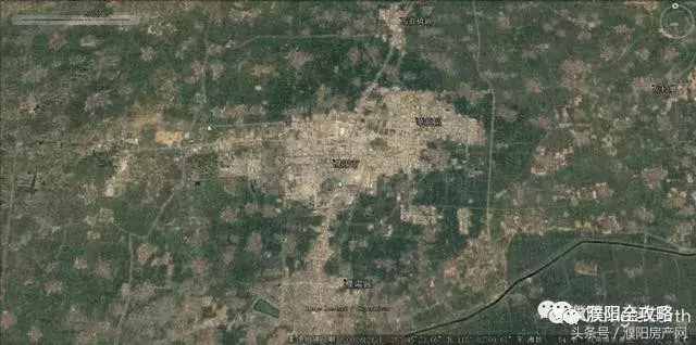 16張衛(wèi)星地圖看濮陽(yáng)30年城市變遷