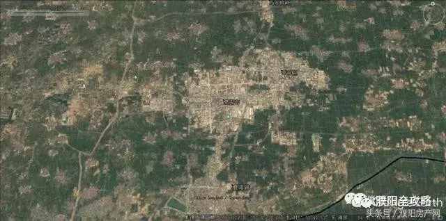 16張衛(wèi)星地圖看濮陽(yáng)30年城市變遷