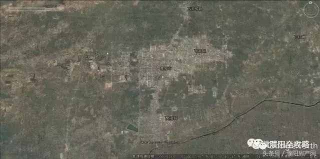 16張衛(wèi)星地圖看濮陽(yáng)30年城市變遷