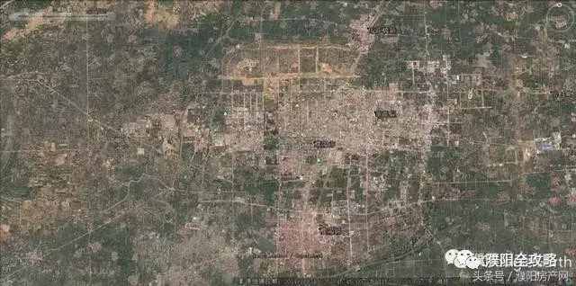 16張衛(wèi)星地圖看濮陽(yáng)30年城市變遷