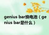 genius bar換電池（genius bar是什么）
