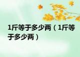 1斤等于多少兩（1斤等于多少兩）
