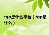 tgp是什么平臺(tái)（tgp是什么）
