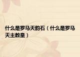 什么是羅馬天韻石（什么是羅馬天主教皇）