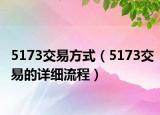 5173交易方式（5173交易的詳細流程）