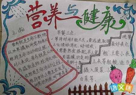 小學生關于營養(yǎng)早餐手抄報