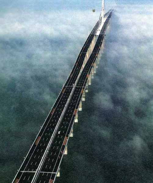 世界最長的7座橋5條在中國，最長的超過150公里