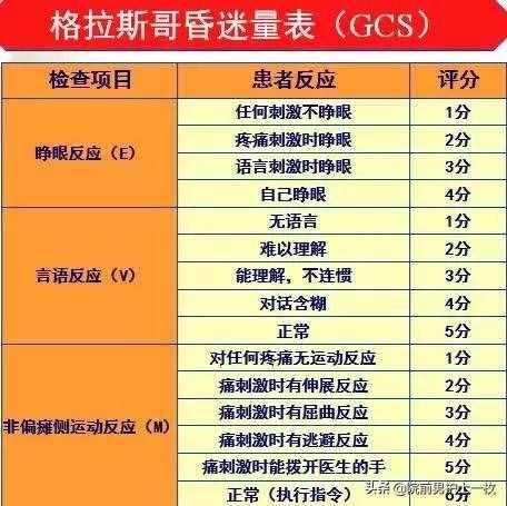 意識(shí)障礙病人的評(píng)估
